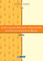 Fundações Privadas e Associações Sem Fins Lucrativos no Brasil (FASFIL) 2016